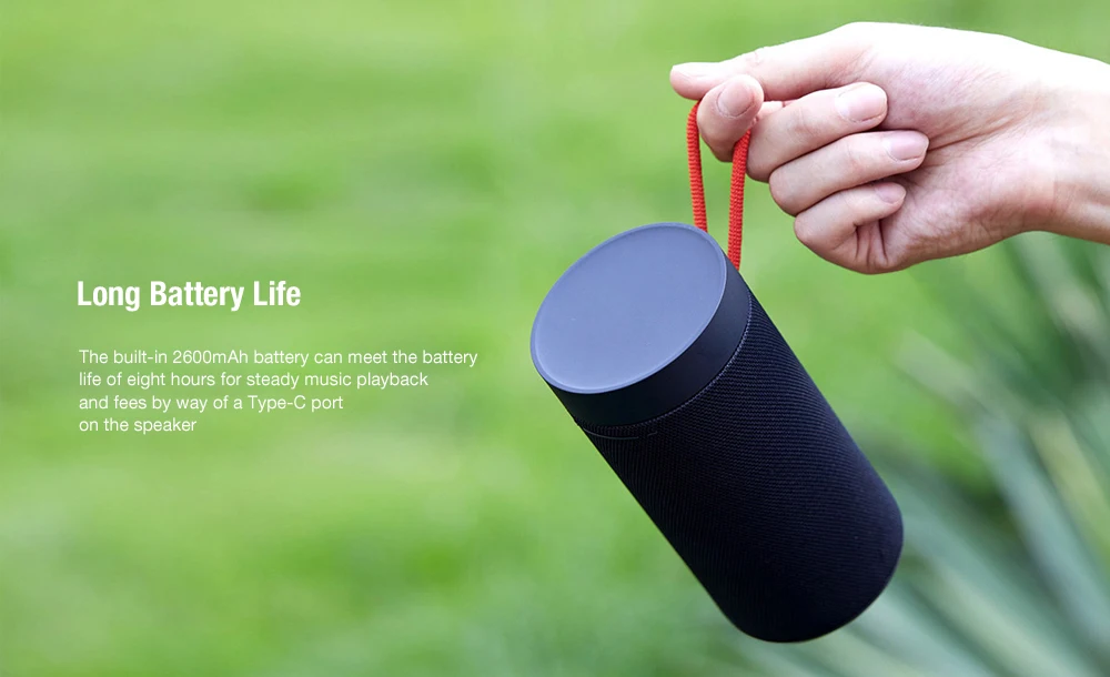 Xiaomi mi Открытый Bluetooth 5,0 динамик Dual-mi c 8 часов воспроизведения IP55 Водонепроницаемый шумоподавление XMYX02JY 360 ° объемный звук