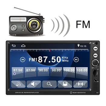 

SWM-8013B 7-Inch Large Display Screen Car MP5 Vehicle Audio Video Player Support Brake Prompt Mini TF Card