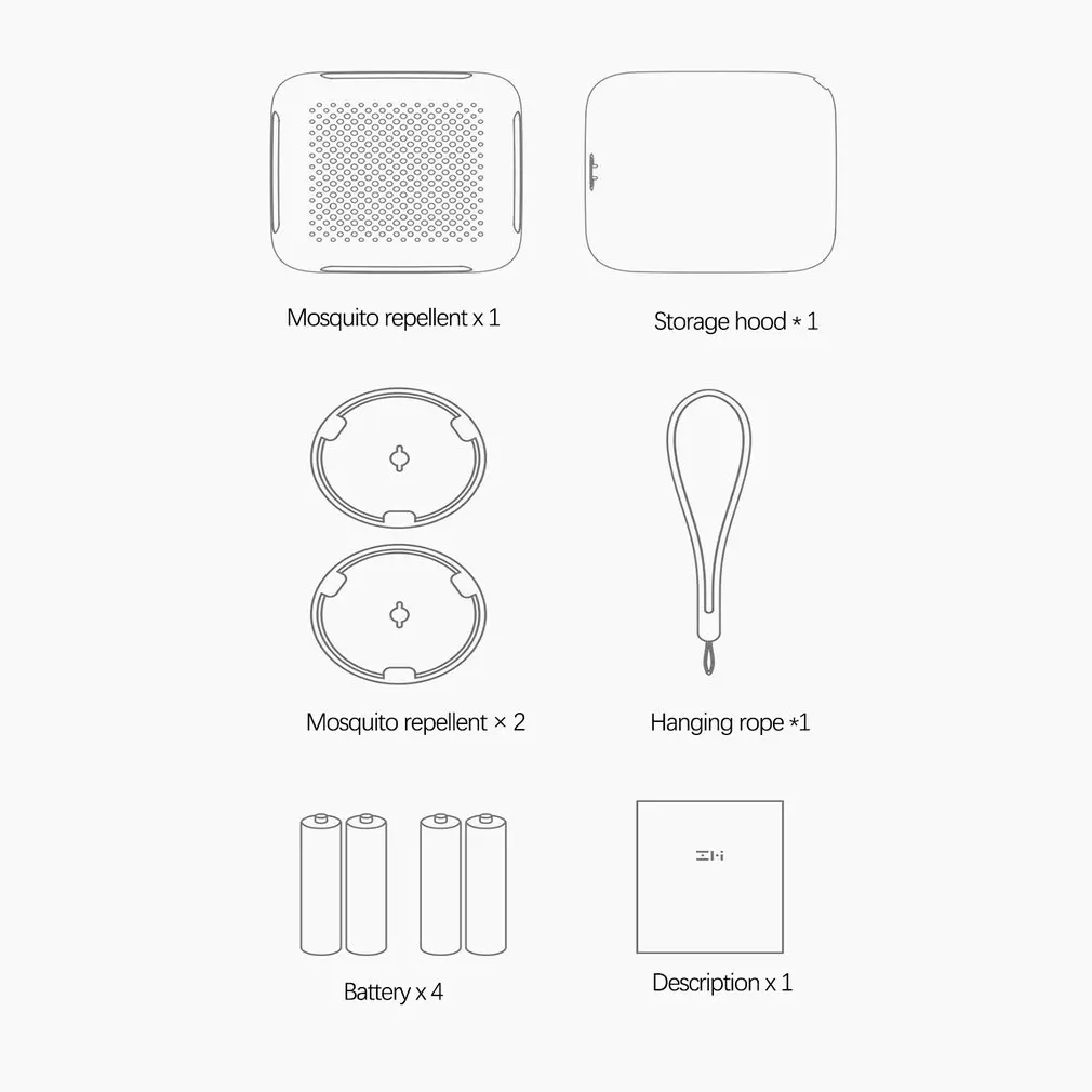 Original Xiaomi mijia ZMI Mosquito Killer Dispeller Bugs Epochal Mini Garden Outdoor Dust-proof car portable Mosqutio Dispeller