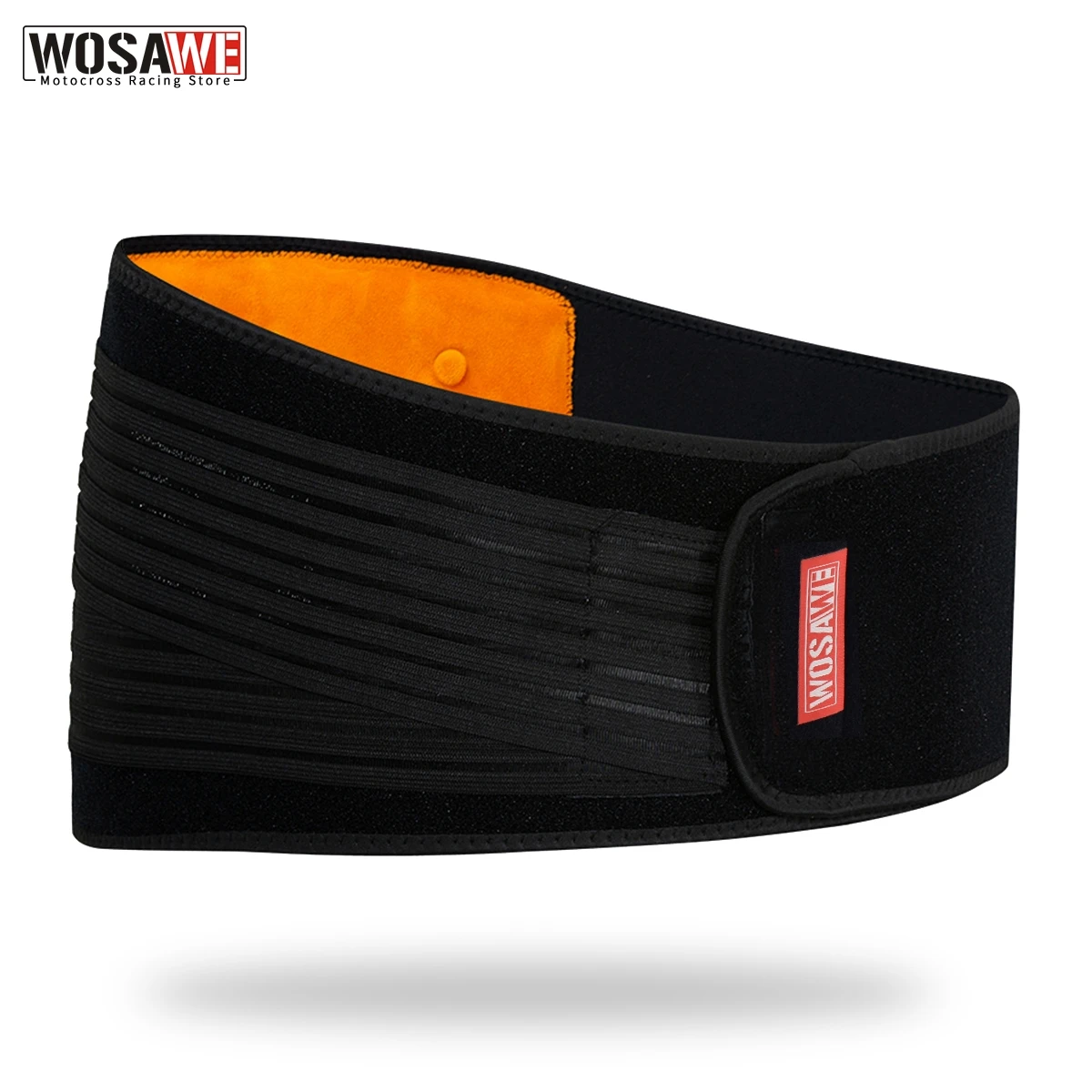 WOSAWE Motocycle Waist Protector Kidney Protection Adjustable Waist