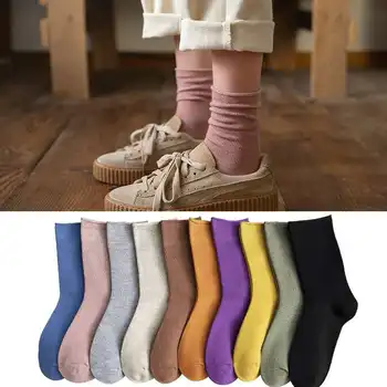 

New products in autumn and winter: curled hem pile up socks