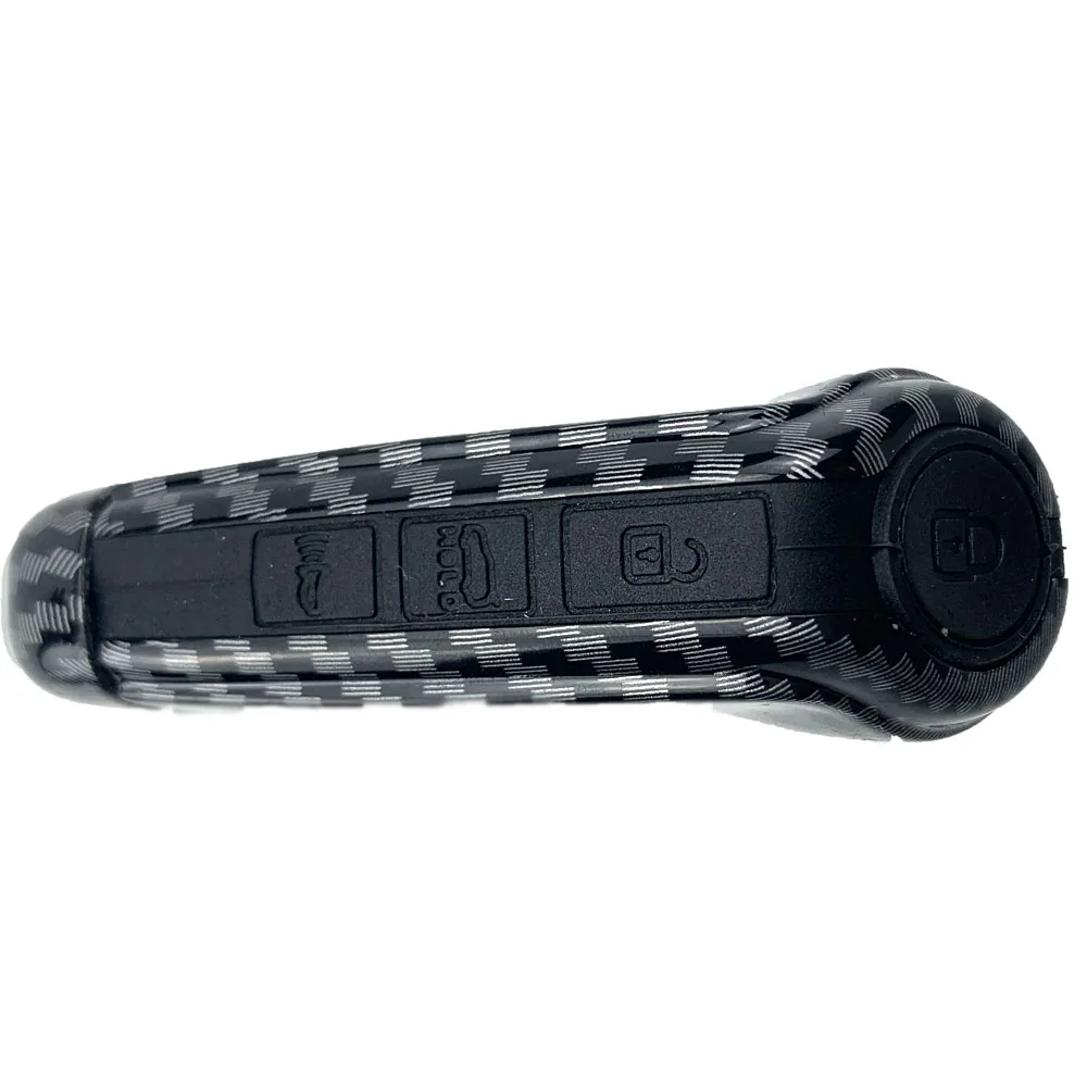 ABS корпус из углеродного волокна+ силиконовая крышка дистанционного ключа Держатель Брелок чехол и брелок для Kia Stinger