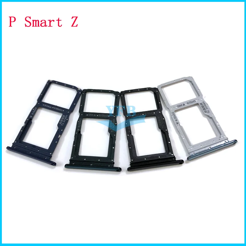 10pcs SIM Card Tray For Huawei P smart Z Y9 Prime 2019 Smart Slot Holder Adapter Replacement Parts | Мобильные телефоны и