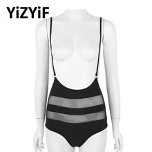 Женские Подтяжки снизу регулируемые спагетти плечевые ремни сетки сращивания высокой талией дерзкий подтяжки снизу рейв обтягивающие шорты