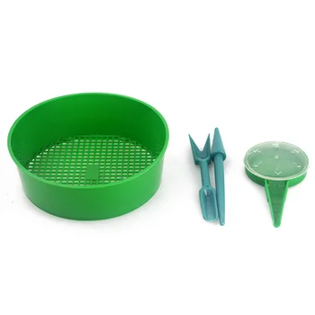 

Home Drilling Transplanter Practical Gardening Tool Set Greenhouse Sifter Bonsai Simple Vegetable Flowers Plant Cultivation