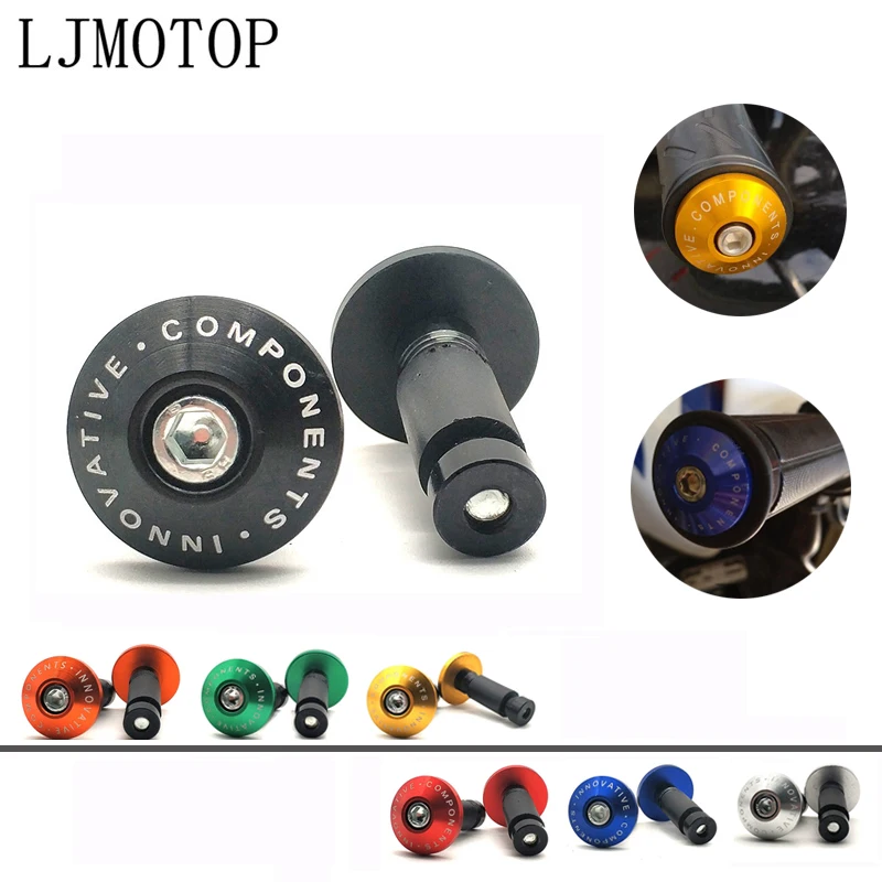 For HONDA VTX1300 CBR650F/CB650F CBF1000 VF750S SABRE Universal Motorcycle Handle End Bar motocross Handlebar Grip Plug Cap