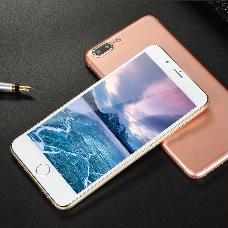 Глобальный язык разблокирован 7Plus Android смартфон 5 "дюймов Лицо ID смарт мобильный