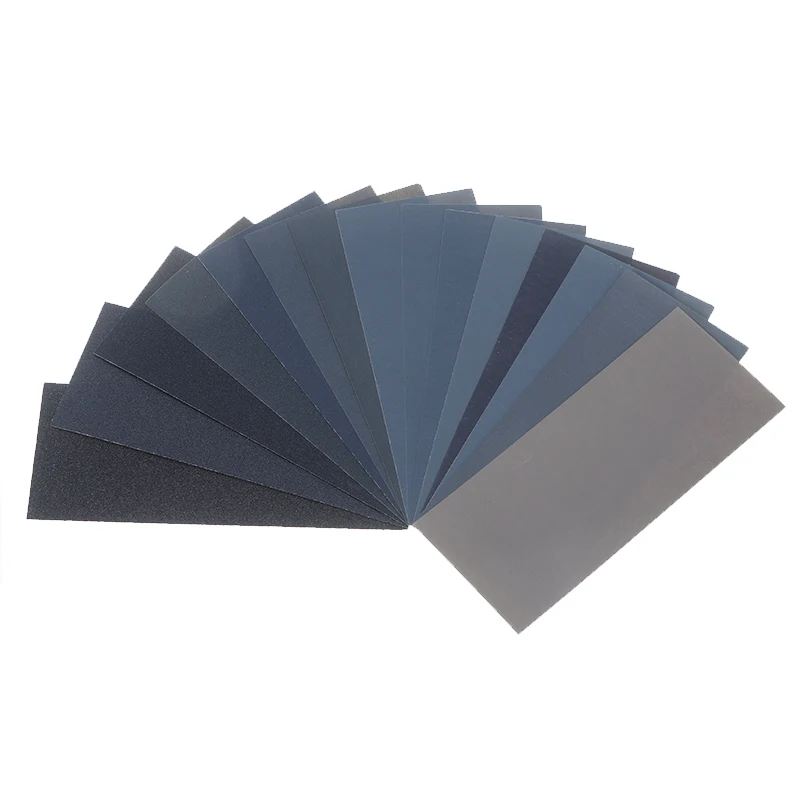 

84 Sheets Dry Wet Sandpaper Sand Paper Sheets Set 120-3000 Grit Sanding Paper Water/Dry Abrasive Sand Papers