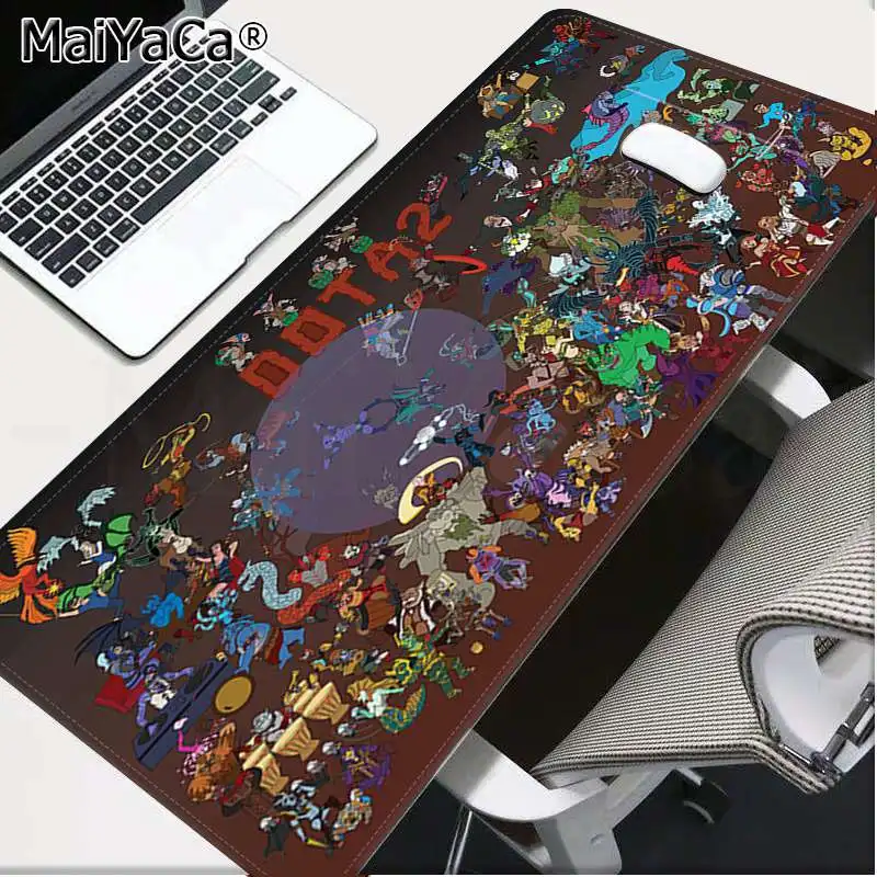 Lock Edge 30x80cm Подарочный коврик для MaiYaCa мальчика герои Dota1 геймерские скоростные мыши розничная маленький резиновый коврик для мыши большой коврик для мыши клавиатуры коврик - Цвет: Lock Edge 30x80cm