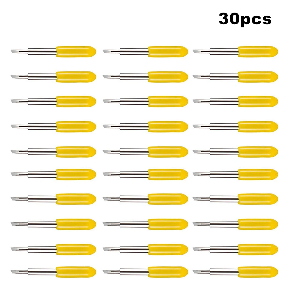 30 шт/30/45/60 градусов Roland Cricut режущий плоттер виниловый Ножи лезвия офсетная печать для печатающая головка Roland Cricut режущий плоттер