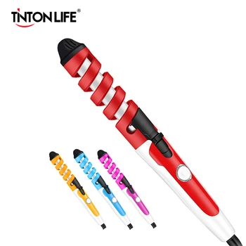 

Professional Hair Curler Roller Magic Spiral Curling Iron Fast Heating Curling Wand Electric Hair Styler Pro Styling Tool