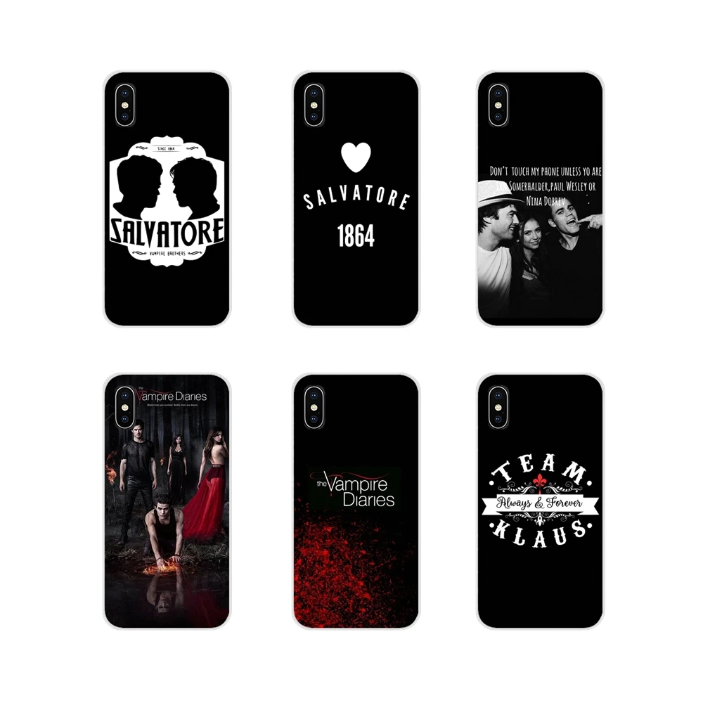 TPU Cases The Vampire Diaries Stefan Damon Salvatore For Apple iPhone X XR XS 11 12Pro MAX 4S 5S 5C SE 2020 6S 7 8 Plus ipod 5 6 | Мобильные