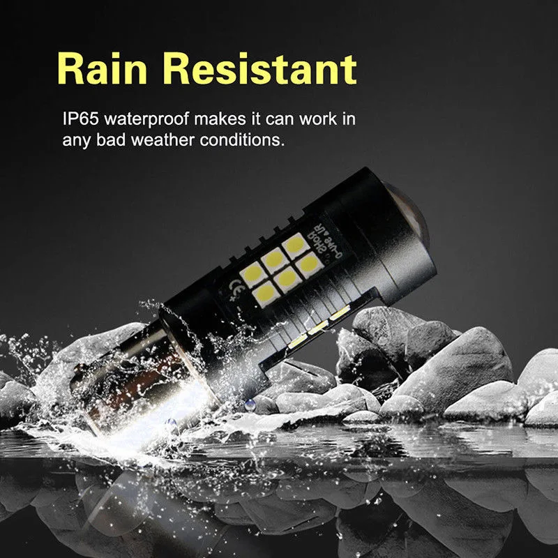 IP65 белый 6000K 1156 BA15S P21W 21-SMD светодиодный автомобильный сигнал поворота лампы