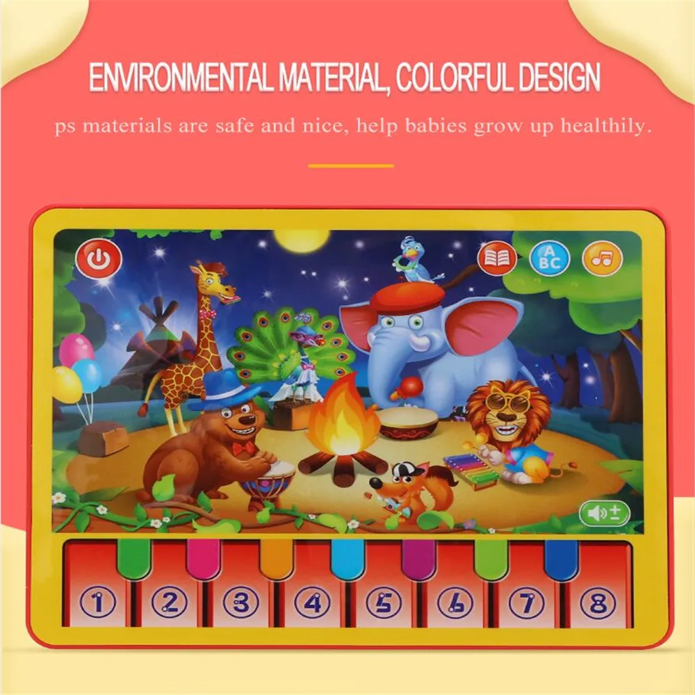 Детская музыкальная клавиатура Игровой коврик музыкальный игровой коврик пианино детские игрушки Ранние развивающие игрушки для Дети