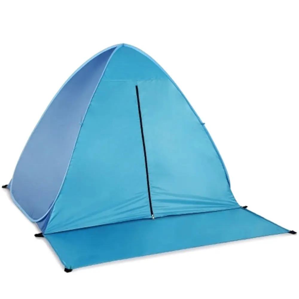 Durable Blue 2 Persons Travel Camping Pyramid Tent Camping Tent Hiking Hunting Folding Tent Outdoors Mosquito Net Hanging Bed