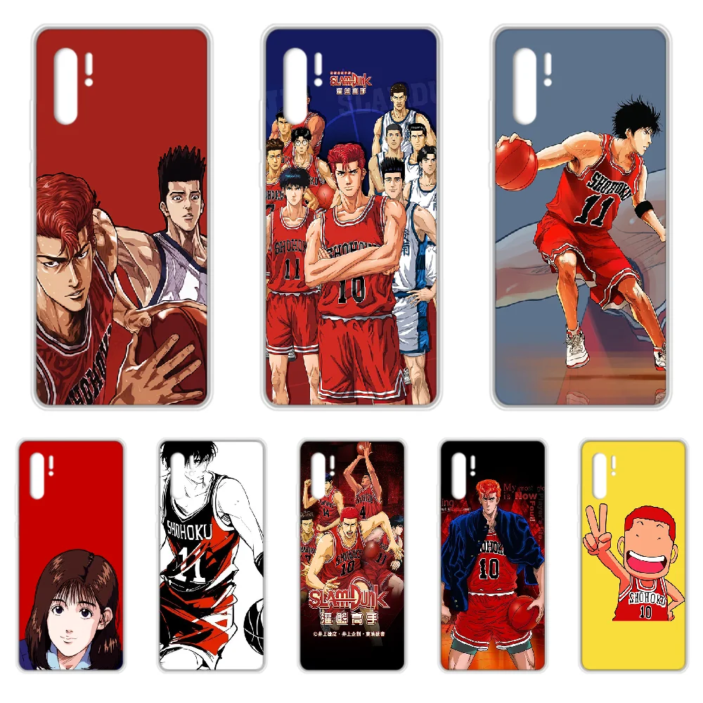 Японский баскетбольный SLAM DUNK Sakuragi чехол для телефона HUAWEI p 8 9 10 20 30 40 P pro Smart 2017 2019 Z