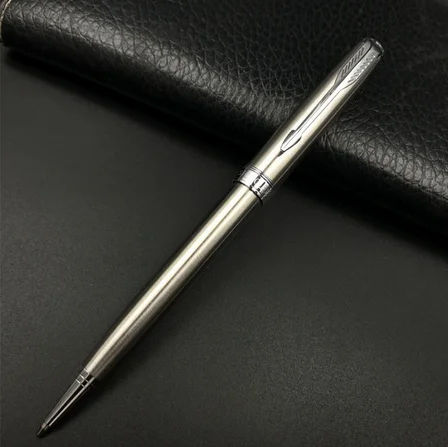 8 STOHOLEE Brand All Metal Gold Ballpoint Pen Office Good Quality Pens School Suppliers Stationery Refill 0.7 mm Pens for Writing - Цвет: 8