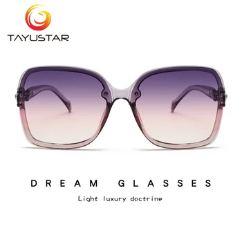 

TIIYU 2020 Fashion Oversized Square Woman Sunglasses Gradient High-end Luxury High Quality Designer Retro Classic UV400