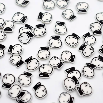 

20g/Lot Polymer Hot Clay Slice Crystle ball Tombstone Sprinkles Halloween Shape for Crafts Making bat, DIY Confetti Scrapbook