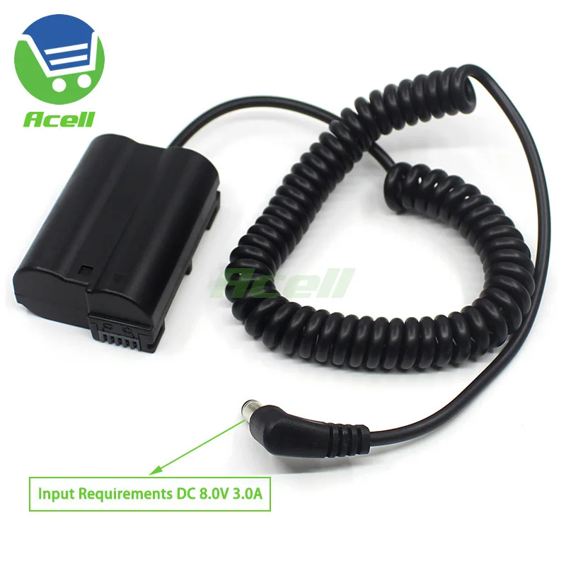 EP-5B Power Connector EN-EL15 EL15a EL15b EL15c Dummy Battery for Nikon Z5 Z6 Z7 D850 D780 D800E D500 D7100 D7200 D7500 Camera afbeelding
