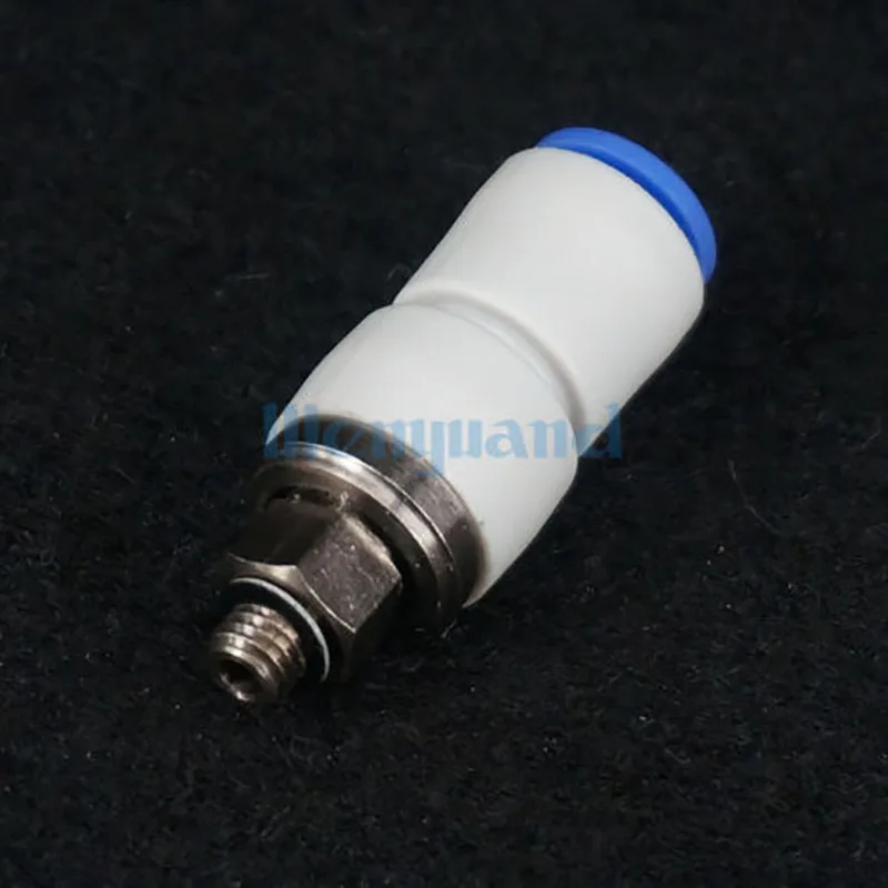 Description Picture 3 of itemKSH06-M5 Tube 0.D.6mm Connection Thread M5x0.8 Male Connectors Joint Rotary One Touch Fitting KSH