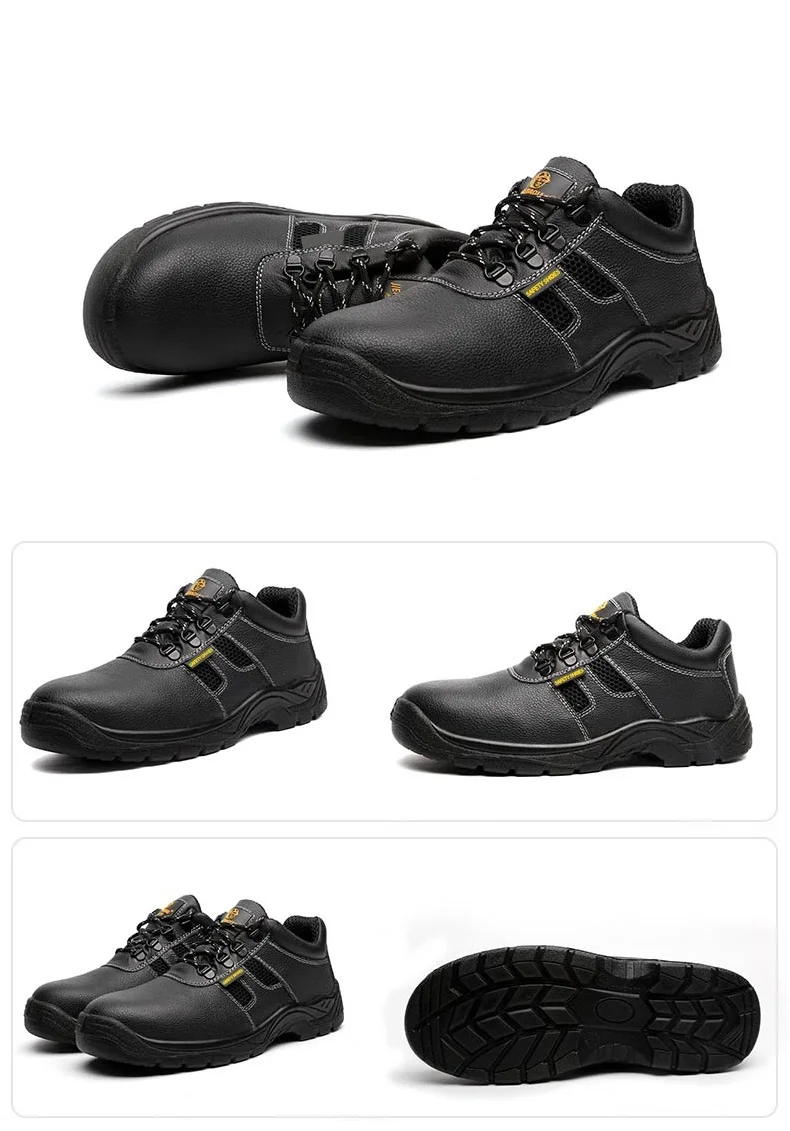Г., Новая рабочая обувь мужская безопасная обувь противоскользящая, противоскользящая, дышащая, деловая обувь, походная обувь