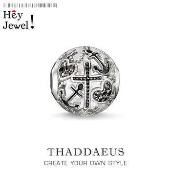 

Beads Faith Love Hope,2017 New Silver Zirconia Beads Fits Bracelet Thomas Necklace Karma Charms European Jewelry Accessories