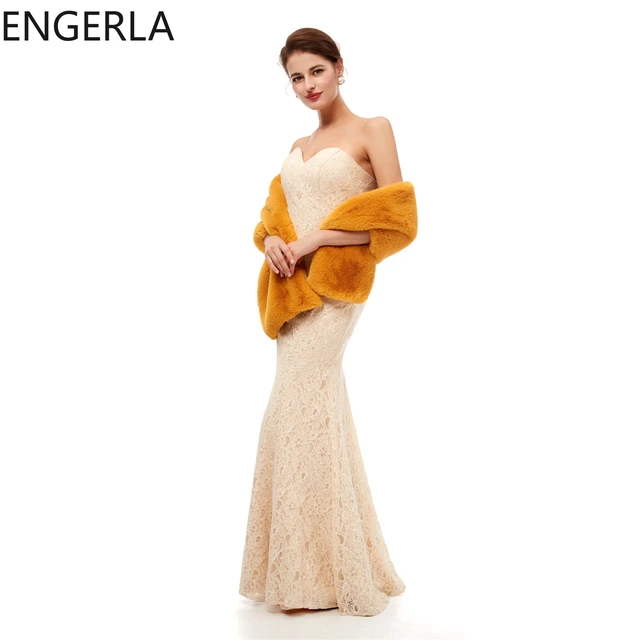 Buy Victray Sleeveless Bridal Faux Fur Shawl Wedding Fur Wraps Fur Stole  Winter Cover Up Accessories for Women and Girls, Beige, Free size at  Amazon.in