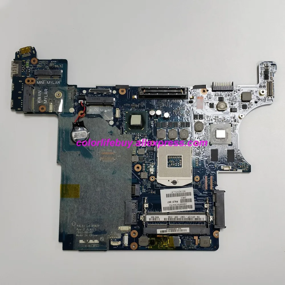 Натуральная CN 0PH12P PH12P PAL51 LA 6592P w N12P NS2 S A1 GPU QM67 материнская плата для ноутбука Dell