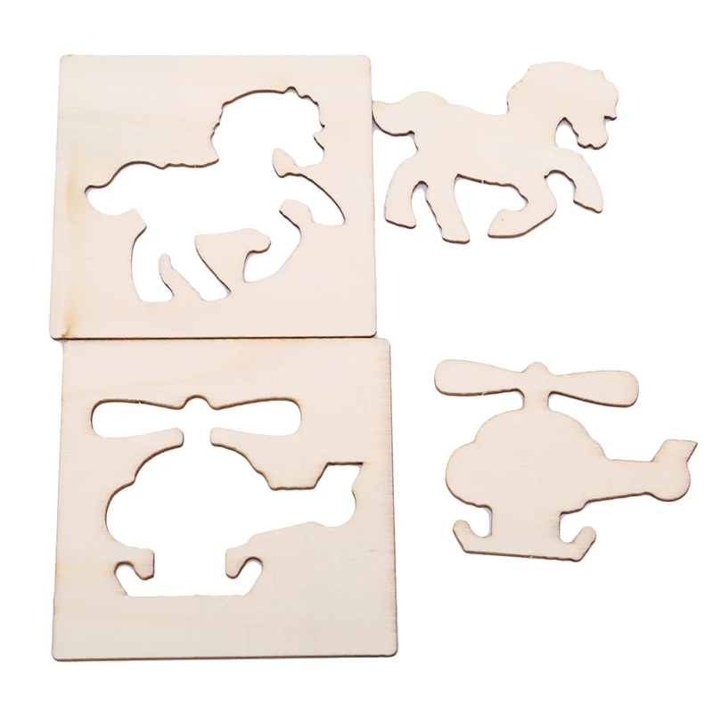 Baby Toys Painting Stencil Templates Coloring Board Children Creative Doodles Early Learning Education Toy For Kids Drawing Toys
