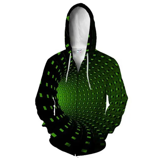 LMLLS-226 Мужская толстовка P мужские толстовки с капюшоном с 3D молнией модная толстовка с капюшоном зимняя повседневная одежда креативная куртка - Цвет: LMLLS-226