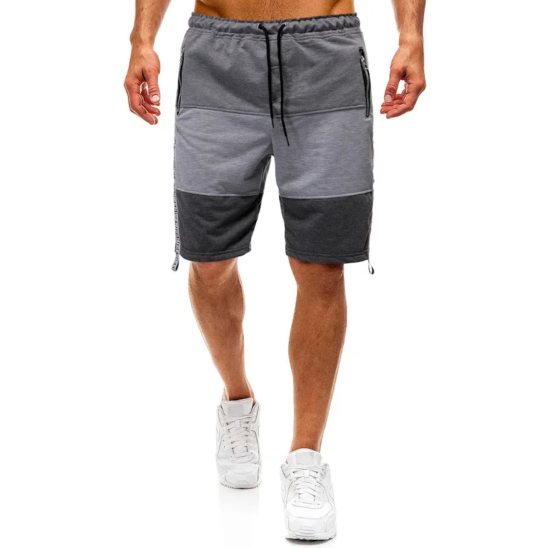 CYXZFTROFL, мужские летние шорты до колена, Цветные Лоскутные бегуны, короткие тренировочные брюки, мужские дышащие удобные шорты