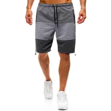 CYXZFTROFL, мужские летние шорты до колена, Цветные Лоскутные бегуны, короткие тренировочные брюки, мужские дышащие удобные шорты