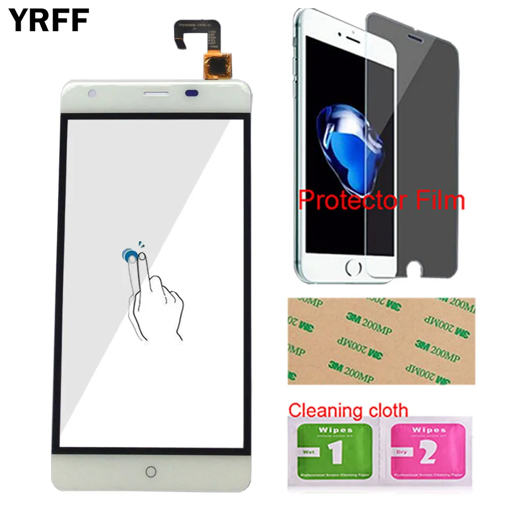 White No Tools Телефон 5,5 ''сенсорный экран для Ulefone мощность сенсорный экран дигитайзер Панель переднее стекло сенсорный экран сенсор 3M клей защитная пленка - Цвет: White No Tools