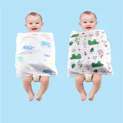 Новорожденный Младенец анти-Пуск ребенок чистый хлопок Gro-bag тонкое Летнее Детское одеяло детские принадлежности для кормления живота