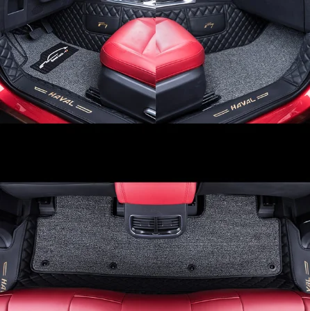 Проводные кожаные автомобильные коврики для maval F7 аксессуары для интерьера - Цвет: 2