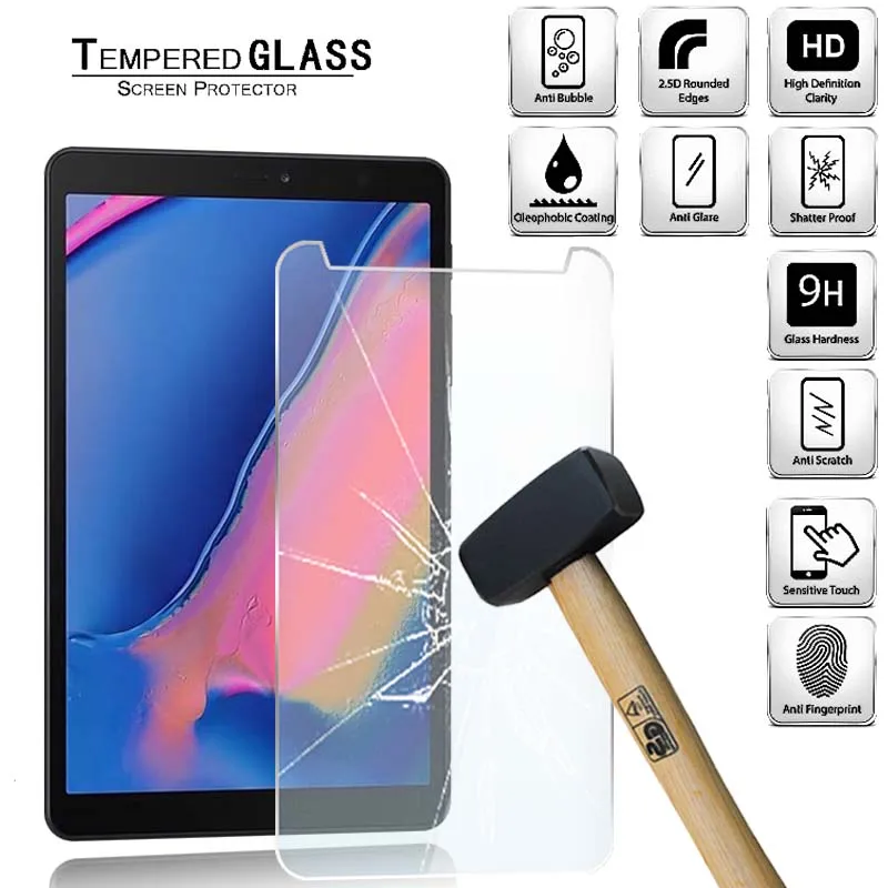 

Tablet Tempered Glass Screen Protector Cover for Samsung Galaxy Tab A 8.0 (2019) P200 P205 Anti-Screen Breakage Tempered Film