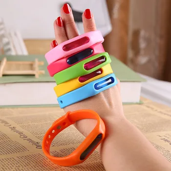 

5pcs Silicone Summer Anti Mosquito Capsule Pest Insect Bugs Control Mosquito Repellent Wristband Kids Environmental Protection