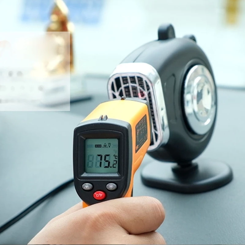 Chauffage de voiture portable 12 V, sèche-linge à chauffage rapide, dégivreur de pare-brise, ventilateur chaud, ventilateur d'air chaud, désembueur de vitres électriques 150 W_voghion.com