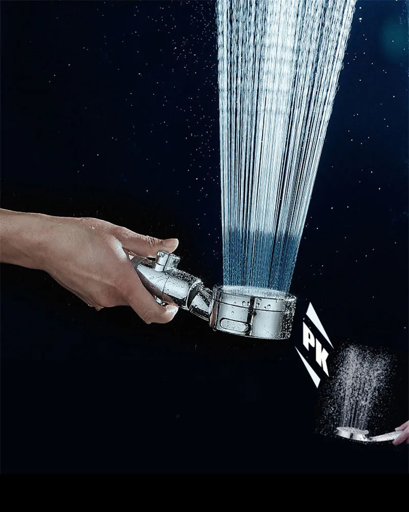 

High pressure shower head for bathroom Accessories hand shower adjustable 3 mode one button to stop water home shower heads