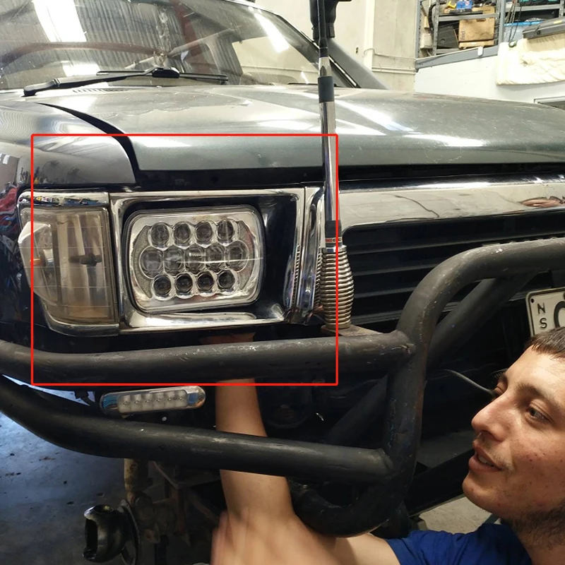 5x7 проектор 7x6 светодиодный головной светильник лампы Набор море луч внедорожные