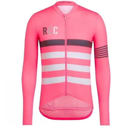 Полиэстер Мужчины RCC Велоспорт Джерси Ropa Ciclismo велосипедная одежда с длинным рукавом спортивная велосипедная одежда