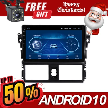 

9 Inch 2Din Car Radio Android 10.0 Multimedia Autoradio Bluetooth Stereo Player GPS Navigation Head Unit For Toyota Vios 2015
