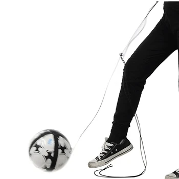 

Soccer Ball Kick Trainer Skills Solo Football Training Aid Equipment Adjustable Waist Belt Practice Assistance