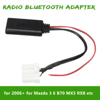 

Car bluetooth Module Adapter Cable 4.0 Aux Streaming Wireless Audio Input Radio Media Interface for Mazda 3 6 B70 MX5 RX8 2006+