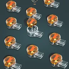 100 шт./пакет разъем проводки K1K2 клемма сетевого кабеля; телефонной линии связи из чистой меди двойное лезвие