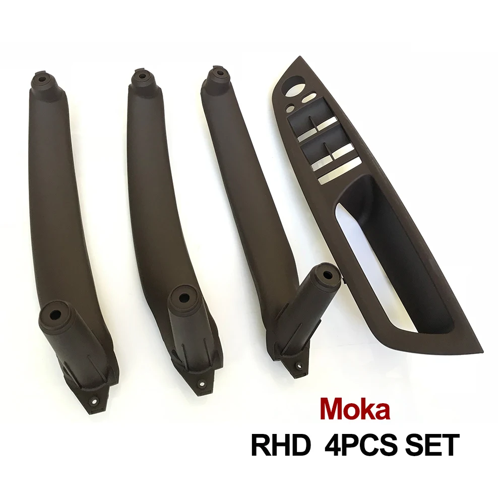 4-teiliges Set Auto vorne Fahrertür griff Armlehnen abdeckung Innen tür Zug griff verkleidung Verkleidung für BMW x5 x6 e70 e71 2011-2015 – Detail 17
