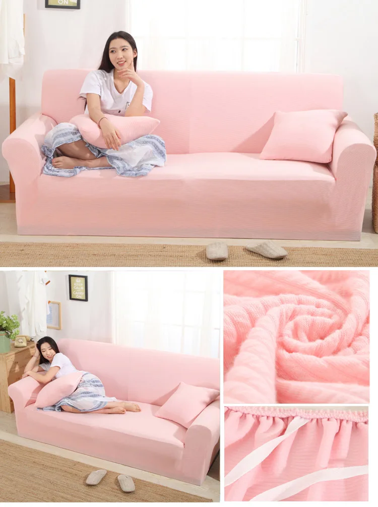 Slipcover трикотажный, на диван, крышка, утолщенная полоса, чехол для дивана, универсальный эластичный диван, подушка для гостиной, кресло, диван, украшение