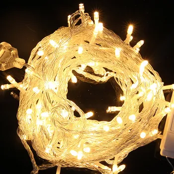 

10M 8 Modes 100 LED Light String Warm Lighting Strings Waterproof Lights Chain Wedding Christmas Fairy Party Holiday Decor