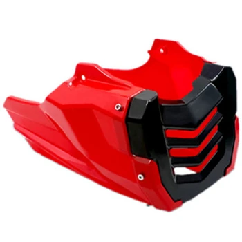 

Motorcycle Modified Engine Guard Fairing Decorative Protector Cover for Honda MSX125SF 2016 2017 (Red)